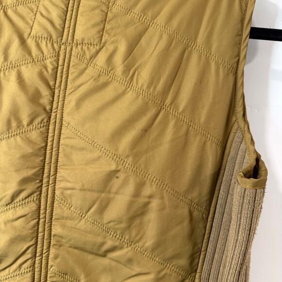 Prana Women's Diva Vest Sherpa Lined Asymmetrical Stretch Mustard Small - Picture 3 of 10